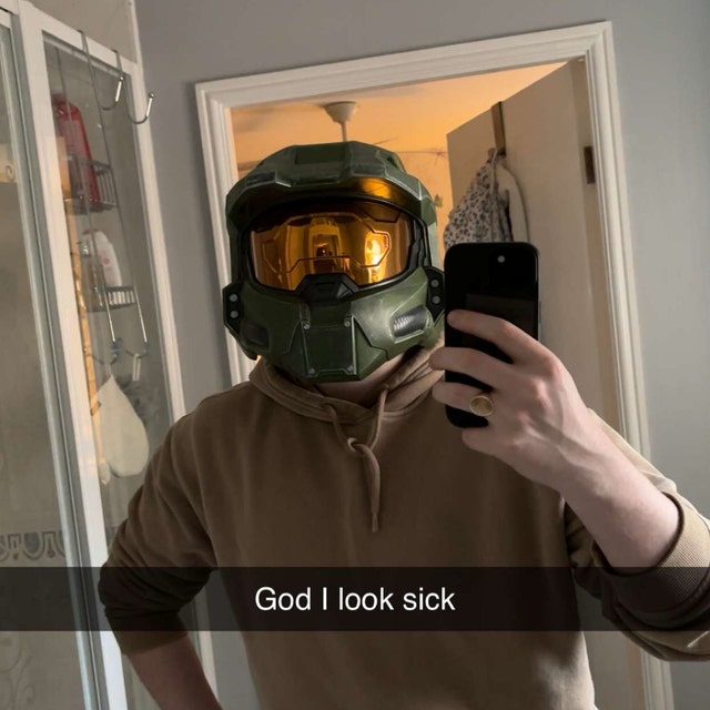 Halo Infinite マスターチーフ ウェアラブルヘルメット フルサイズ