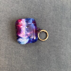 Purple Outer Space AirPod Case for Airpods Pro Hard Cover With