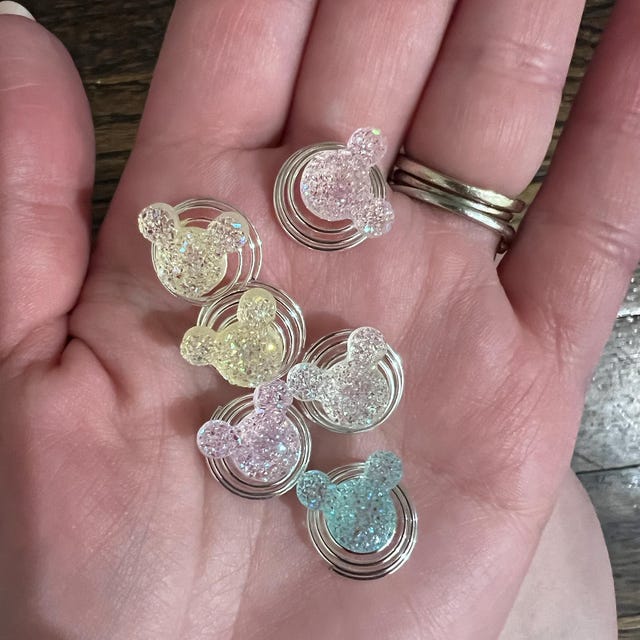 ディズニー ミッキーマウス イヤー ヘアスワール 6個セット - Etsy 日本
