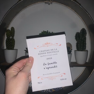 Carte à Gratter Annonce Grossesse - Message Surprise Pour Famille - Noël Ou Occasion Spéciale