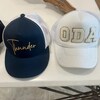 bow trucker hat | nude + pink main image 1