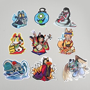 ちょうちんおばけ - 提灯お化け - 妖怪ステッカー - Etsy 日本