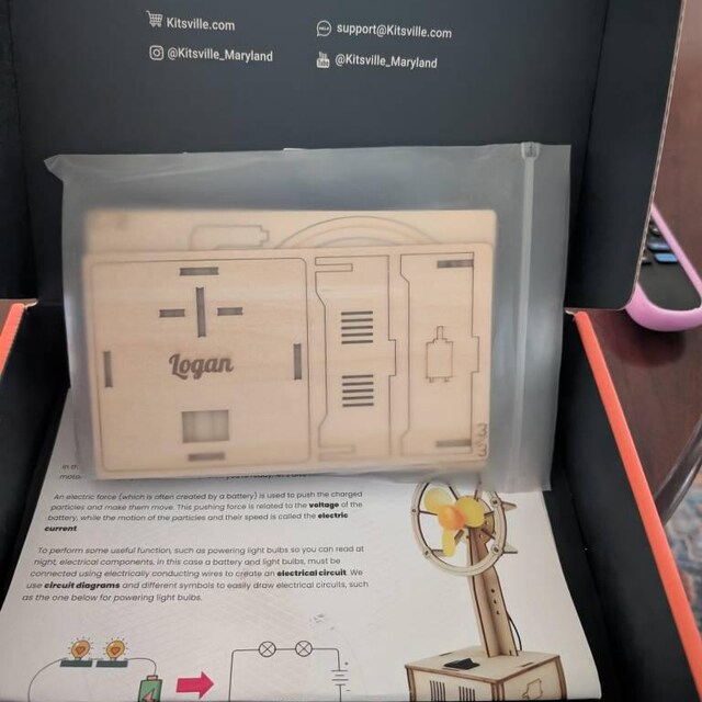 Kit Auto Eolica In Legno Fai-da-Te – Esperimento Scientifico Giocattolo Educativo Con Motore E Ventola Per Bambini