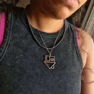 Neighbourhood Necklace Neighbourhood Logo Pendant, NBHD Stainless