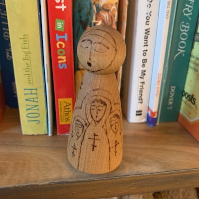 Orthodox Nun Peg Doll Set - Etsy