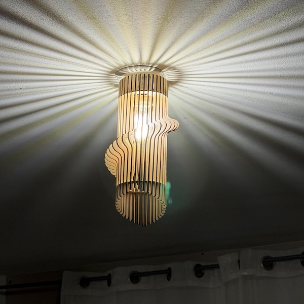 Lamp Digital File for Laser and CNC | Lamp | CDR | Laser Cut Files, Art ...