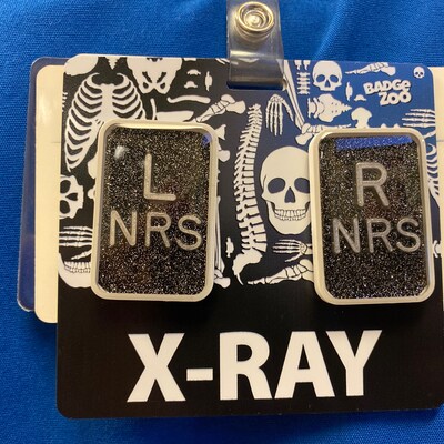 Solid Color X-ray Marker Set White Border Xray Markers Glitter X-ray ...