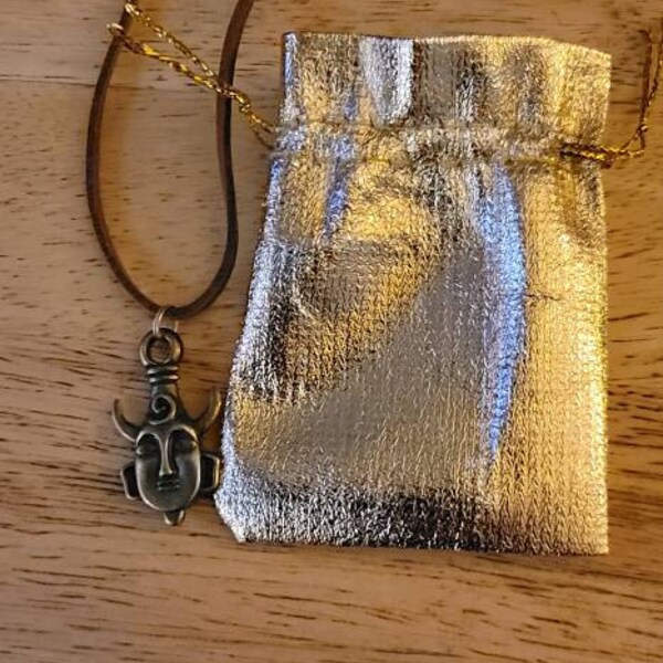 Punk Skull Guitar Pick Pendant Necklace For Men, Steel - Faithheart Jewelry - View #7