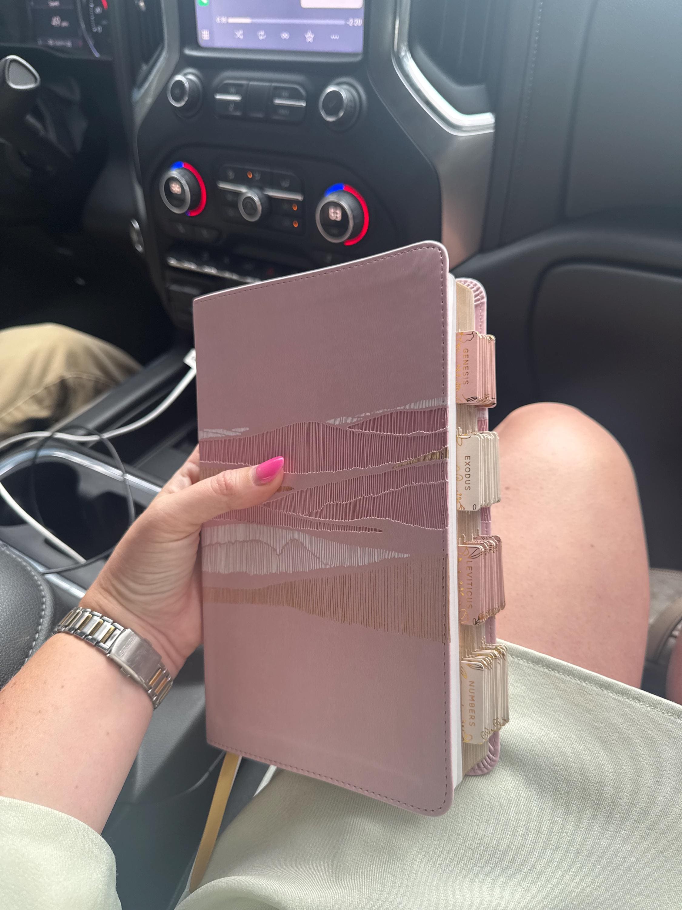 Custom Pink Bible with Tabs | NIV Women’s Bible | Personalized Christian Gift