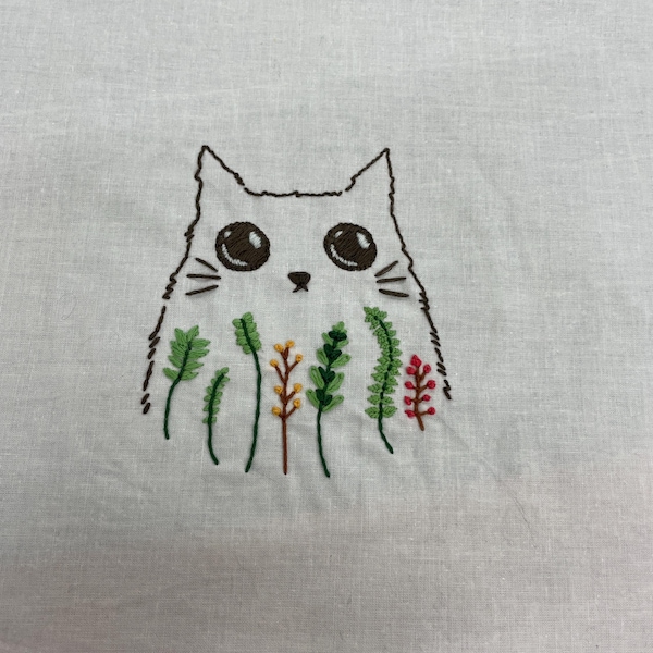 Printable Florals Embroidery Patterns Sheet, Pattern Flower Hand Embroidery, DIY Embroidery ...
