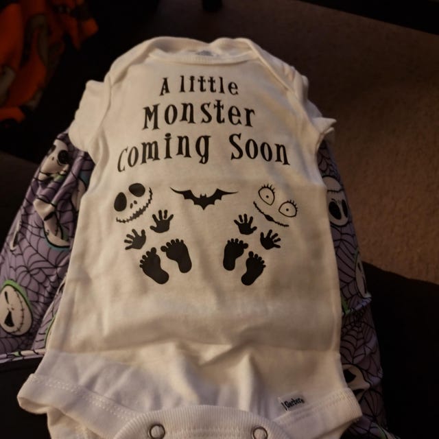Nightmare Before Christmas Baby Announcement / Pregnancy / Jack / Gender  Reveal / Sally / Baby Coming Soon - Etsy