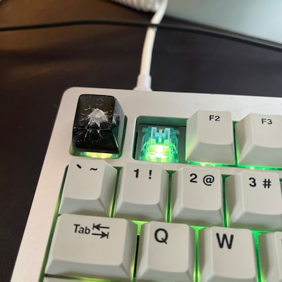 RTX3080 Graphics Card Keycap GPU 2.75U Rotating Artisan Metal Right ...