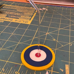 Scale Model Airplane Flight Stand With Roundel Base Regia Aeronautica ...