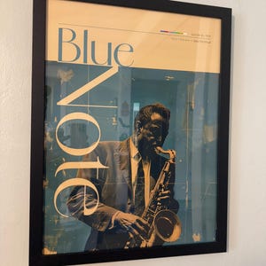 Blue Note Jazz Festival Art Print: Musician Wall Decor - Etsy