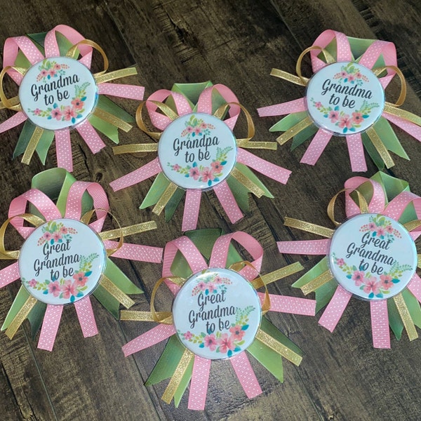 Baby Shower Big Sister to Be Instant Download DIY Printable Badge ...