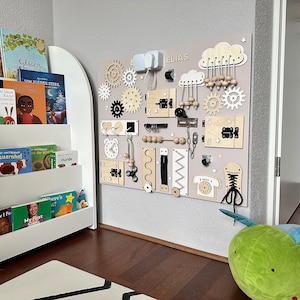 Fädelbrett Für Kinder - Sensorisches Lernspielzeug Mit Zubehör