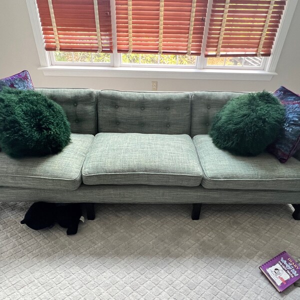 Real Genuine Tibetan / Mongolian Lamb Fur Pelt Rug - Purple - Etsy