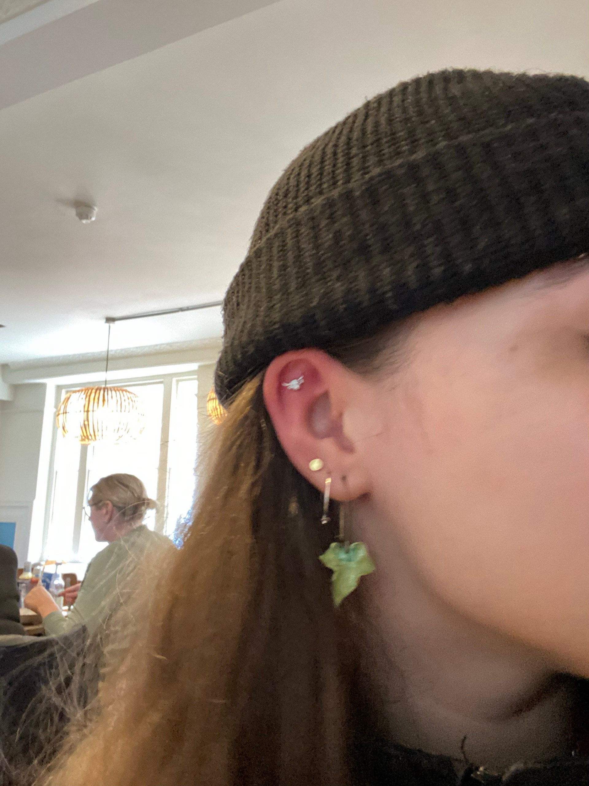 Extra Tiny Highland Cow Barbell Earrings in Sterling Silver, Cow Stud, Bull Earrings, Screw-back, Small Cow Stud, Scotland, Scottish