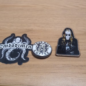 DEAD From Mayhem & Morbid Tribute Pin pelle per Yngve Ohlin 