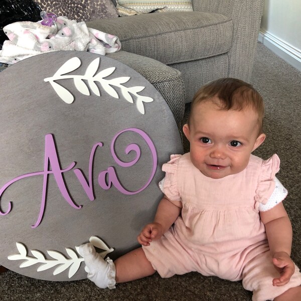 Nursery Decornursery Artnursery Name Signwood Signpersonalised