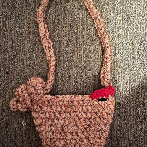 Farm Chicken Hen Chick Pattern Print Crossbody Bags