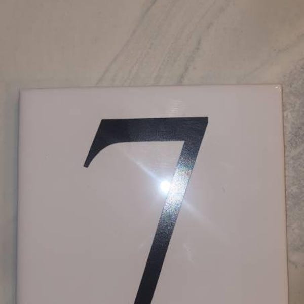 6 Dollars PER TILE, House Numbers, Ceramic Address Tiles, Number Tiles ...