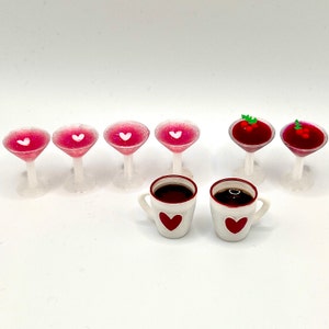 1/6 Scale Rosé Wine Set Barbie Phicen BJD Blythe Poppy Parker Doll FR - Foto 6