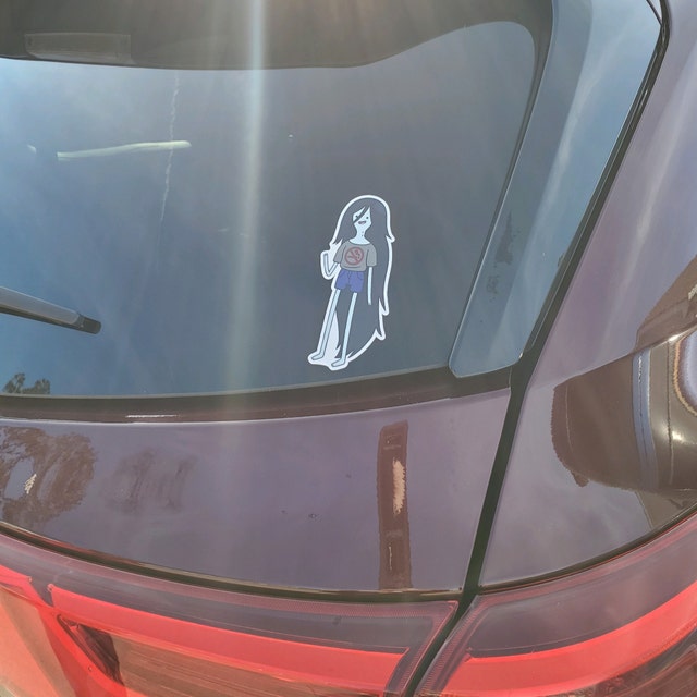 Electric Car Fuel H8R No Gas Custom Vinyl JDM Decal Sticker