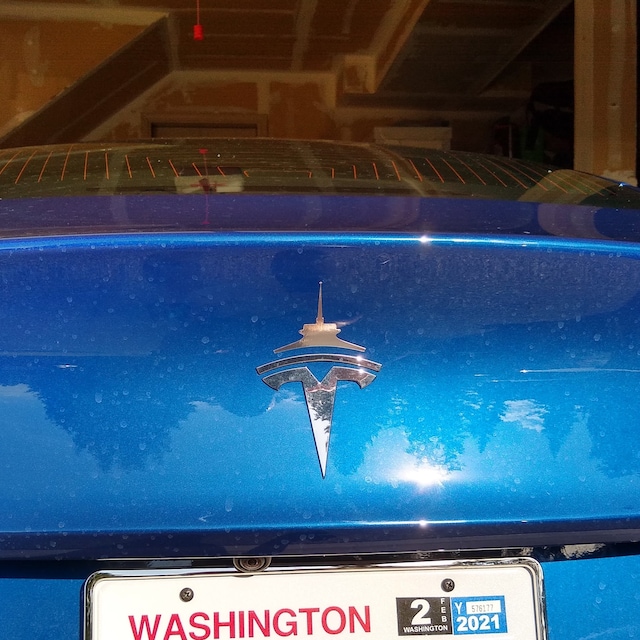 Seattle Tesla Model 3/Y Badge Topper Decal - .de
