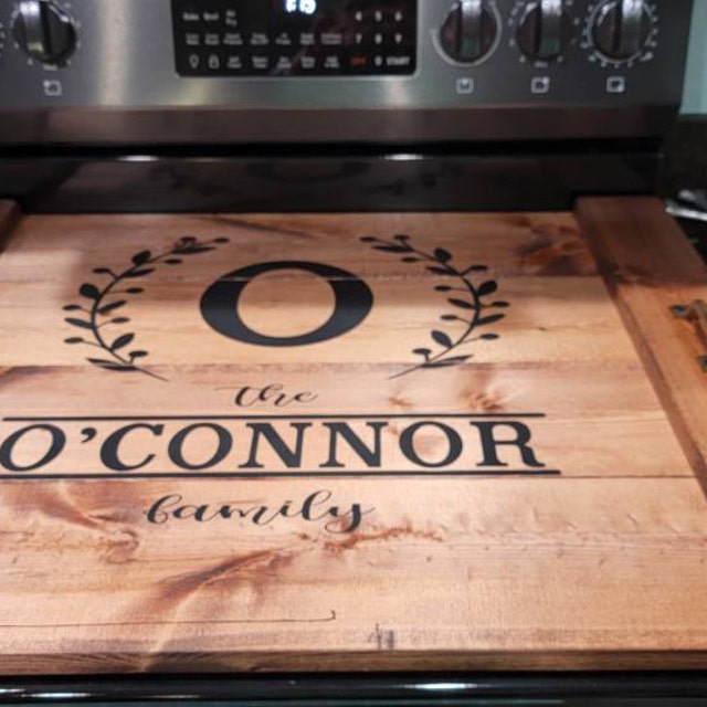 Stove Top Cover, Noodle board, Personalized Stove Top Cover, Custom Ot –  Stamp Out