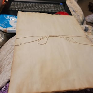 Stack Of Tea Dyed Papers Organic Junk Journal Binding Aged Distressed