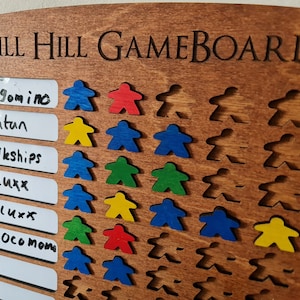 10x10 Game Tracker / Board Game Tracker / Game Challenge Board / Board ...