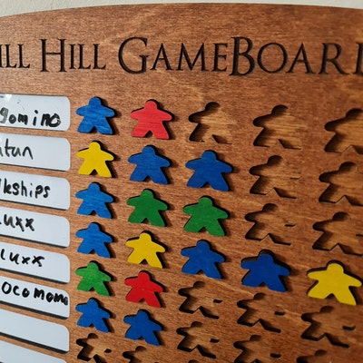 5x5 Game Tracker / Board Game Tracker / Game Challenge Board / - Etsy