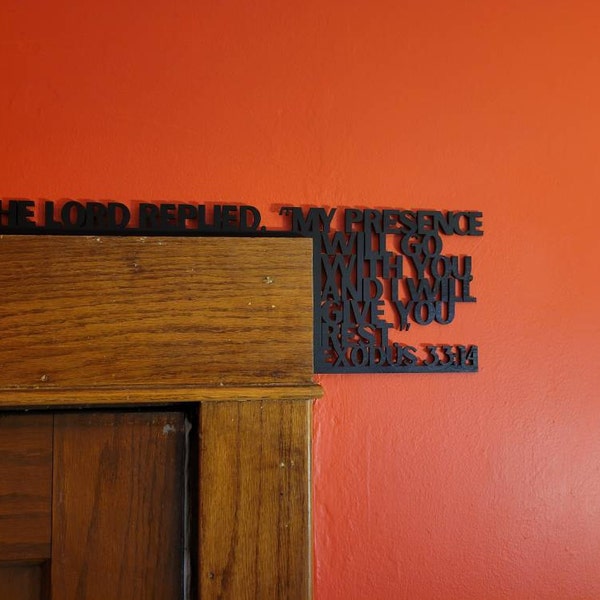 Personalized Bible Verse Door Hanger - Etsy