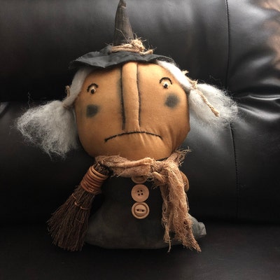 Witch Winnly Epattern-primitive Halloween Cloth Doll Craft Digital ...