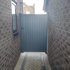 Harrogate Aluminium Garden Gate Grey 1800mm High Quality - Etsy