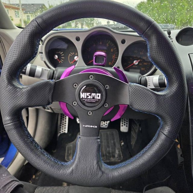 ニスモ旧ロゴ JDM アフターマーケットステアリングホイール用ホーン