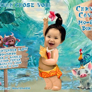 Moana Uitnodiging Baby Moana Uw Dochter Gezicht Op Het Etsy Moana Uitnodiging Baby Moana Uw Dochter Gezicht Op Het Etsy