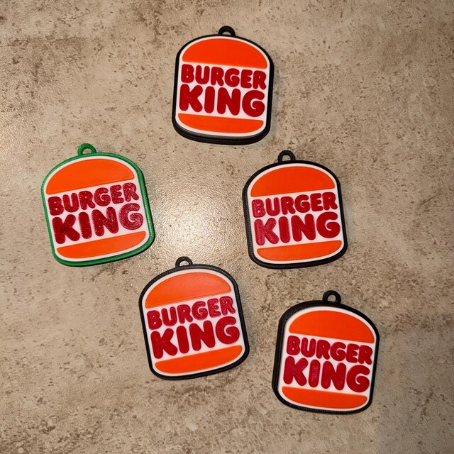 3D Printed: Burger King Sign - Etsy