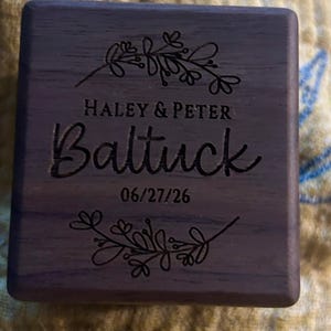 Haley added a photo of their purchase