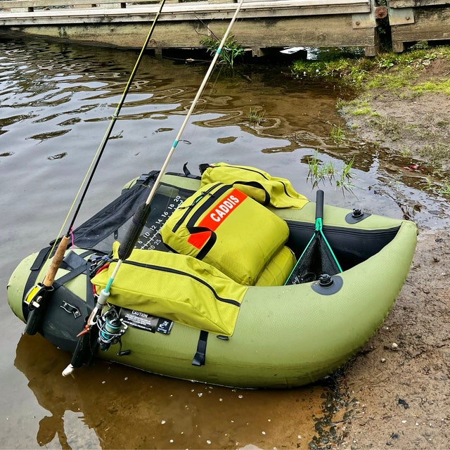 FISHING ROD HOLDER for Float Tube or Pontoon 