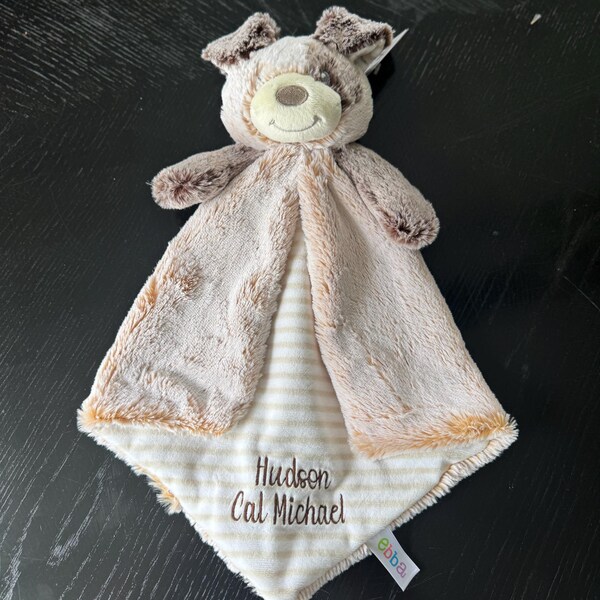 MON AMI IZZY ICE CREAM WOOD TEETHER SECURITY BLANKIE