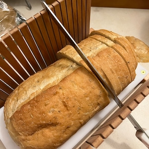 America's Bread Slicer, Great for Homemade Bread or Unsliced Store