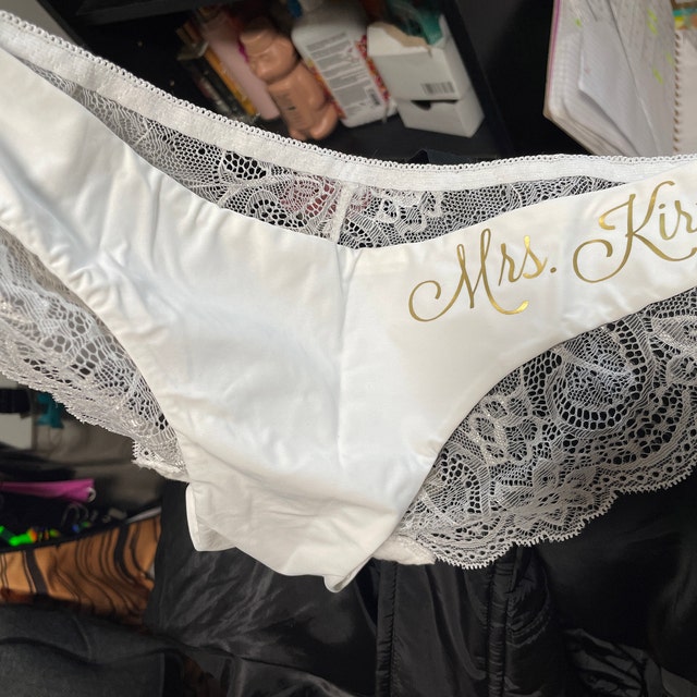 Personalized Wedding Underwear  Bride Underwear Personalized - Lace Panties  Mrs. - Aliexpress