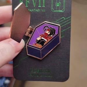FF7 - Vincent Coffin - Hard Enamel Pin - Etsy