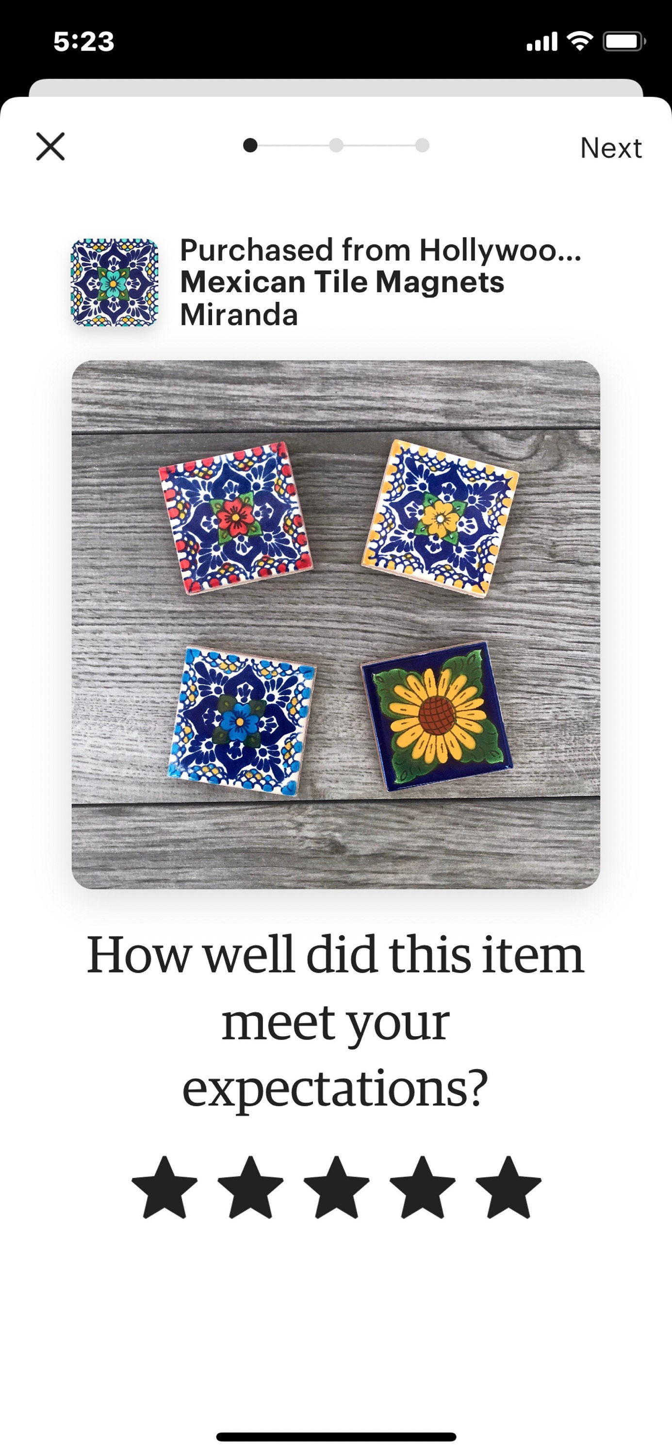 Mexican Tile Magnets