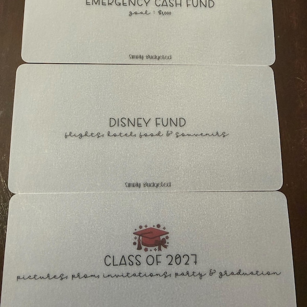 Double Line A6 Cash Envelope Inserts - Etsy