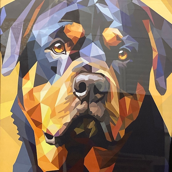 Targa Metallica Rottweiler - Poster Da Parete In Lamiera 20,3x30,5 Cm Per Casa, Caffè, Regalo - 6
