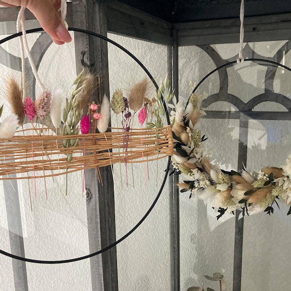 Eucalyptus Door Wreath Dried Flower Wreath Dried Flower Ring Flower