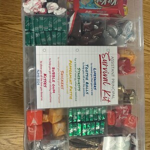 Assistant Principal Survival Kit Tag, School Principal Day Thank ...